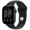 Image de Apple Watch Series 12 GPS 42 mm Boîtier en aluminium Noir avec Bracelet Sport Noir - S/M
