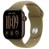 Image de Apple Watch Series 12 GPS 46 mm Boîtier en aluminium Bronze foncé avec Bracelet Sport Olive - S/M