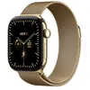 Image de Apple Watch Series 12 GPS + Cellular 42 mm Boîtier en titane Or radieux avec Boucle milanaise Or radieux