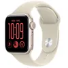 Image de Apple Watch SE 3 GPS + Cellular 40 mm Boîtier en aluminium Lumière stellaire avec Bracelet Sport Sable - S/M