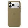 Image de Coque en silicone Apple avec MagSafe Olive pour iPhone 18 Pro Max