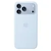 Image de Coque en silicone Apple avec MagSafe Bleu lumineux pour iPhone 18 Pro Max