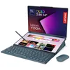Image de Pack PC portable Lenovo Yoga Book 9 14IAH10 83KJ 14" Ecran tactile OLED 120 Hz Intel® Core  Ultra 9 32 Go RAM 1 To SSD Bleu + Souris + Support + Housse + Stylet