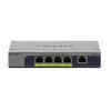Image de Switch réseau Gigabit RJ45 Netgear GS 105P 5 ports Gris