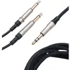 Image de Câble asymétrique Meze audio 99 Classics mono 3,5 mm à 3,5 mm 3 m Noir et Argent