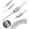 Image de Câble Upgrade symétrique Meze audio 3,5 mm mono à 2,5 mm Cuivre plaqué Argent