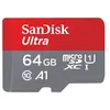 Image de Carte mémoire micro SD SanDisk Ultra 64 Go Rouge et Gris