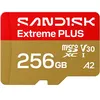 Image de Carte mémoire microSDXC  SanDisk Extreme® PLUS UHS-I 256 Go pour Drone Appareils Android  Consoles de jeu portables