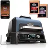 Image de Barbecue et fumoir électrique Ninja Woodfire Pro Connect OG901EU 1700 W Bleu et Gris