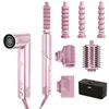 Image de Fer à boucler Multistyler Shark FlexStyle NextGen IonCurl 5 en 1 Rose