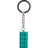 Image de LEGO Autre Porte-clés Brique 2x4 bleu-vert vif 854303