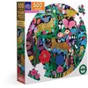 Image de Puzzle 500 pièces Eeboo Jaguars & Butterflies