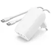 Image de Chargeur secteur 3 ports USB-C® Belkin BoostCharge 67 W Blanc + câble USB-C vers USB-C 1 m