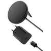 Image de Socle de charge sans fil magnétique Belkin BoostCharge Pro 15 W Noir pour Smartphone et AirPods