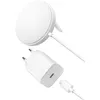 Image de Socle de charge sans fil magnétique Belkin BoostCharge Pro 15 W Blanc pour Smartphone et AirPods