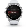 Image de Montre connectée Garmin fenix 8 43 mm Argent avec bracelet Blanc
