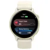 Image de Montre connectée Garmin Vívoactive® 6 42 mm Ivoire avec bracelet Beige