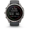 Image de Montre connectée Garmin Fenix 9 Pro 51 mm Argent avec bracelet Noir