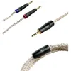 Image de Câble premium asymétrique Meze audio mono 3,5 mm à 3,5 mm Cuivre plaqué Argent