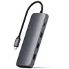 Image de Hub USB Type-C multiport Satechi ST-UCHSEM avec emplacement pour SSD Gris