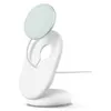 Image de Chargeur sans fil magnétique Google 15 W Qi2 Stand + câble USB C 1 m Blanc