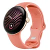 Image de Montre connectée Google Pixel Watch 5 41 mm 4G Or avec bracelet sport caoutchouc Rose
