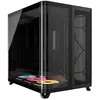 Image de Boîtier PC gaming Corsair iCUE Link AIR 5400 LX-R moyen tour blanc RGB avec panneau latéral fenêtré verre trempé