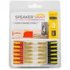Image de Pack de 12 fiches banane clipsable Speaker Snap Jaune et Rouge