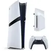 Image de Console Sony PS5 Pro Blanc et Noir + Lecteur de disque blu-ray Ultra HD 4K detachable pour PS5 Slim et PS5 Pro