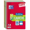 Image de Lot de 5 cahiers Seyès Oxford A4 Modèle aléatoire