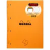 Image de Lot de 3 blocs agrafés perforées de cours Rhodia N°20 SY Orange
