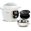 Image de Multicuiseur Moulinex Multicuiseur haute pression Cookeo+ avec accessoire air fryer Extra Crisp CE85XAF0 Blanc