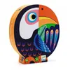 Image de Puzzle silhouette Djeco Coco le Toucan 24 pièces Orange