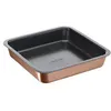 Image de Moule à cake carré Tefal Airbake J2555214 23X23 cm Anti-adhésif Acier Marron