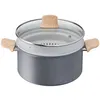 Image de Faitout Tefal Natural Force 24 cm Gris avec panier vapeur et couvercle