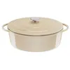 Image de Cocotte ovale Tefal LOV E2590604 34 cm Beige