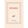 Image de Carnet poche "Pensées" (papeterie) - Collectif - Gallimard Papeterie - broché - Carnet (de voyage, intime, de notes)
