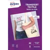 Image de Lot de 8 Transferts A4 T-Shirt Avery Dennison C9405-8 Blanc ou clair pour textiles
