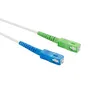 Image de Câble Fibre optique D2 Diffusion pour box Free 5 m Blanc, Vert et Bleu