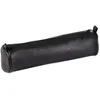 Image de Trousse scolaire ronde en cuir Clairefontaine 1 compartiment Noir