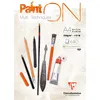 Image de Bloc Papier dessin Clairefontaine Multi-technique Paint'On A4 40 feuilles Blanc