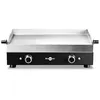 Image de Plancha électrique Krampouz Série Noire Double PFSR2AA-KR 3200 W Inox et Noir