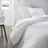 Image de Parure de lit Prestige - 240 x 260 cm - 2 personnes - 100% Percale Finition dentelle - Craie