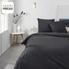 Image de Parure de lit Prestige - 240 x 260 cm - 2 personnes - 100% Percale Finition dentelle - Fusain
