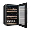 Image de Climadiff Avintage AVI48CDZA - Cave à vin - encastrable - niche - largeur : 56 cm - profondeur : 55 cm - hauteur : 87.8 cm - 132 litres - classe G - verre noir