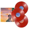 Image de Ciel enflammé Sacré Vinyle Rouge Transparent