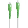 Image de Câble fibre optique Accsup pour Box Internet 10 m Blanc et vert