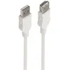 Image de Rallonge USB-A mâle vers USB-A Femelle Accsup 3 m Blanc