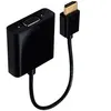 Image de Adaptateur HDMI mâle vers VGA femelle Accsup 20 cm Noir