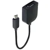 Image de Adaptateur USB-C Mâle vers VGA Femelle Accsup 20 cm Noir